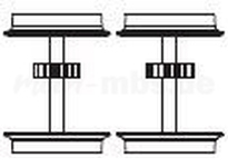 PIKO ET59885-66 - H0 - Radsatz ohne Haftreifen (2 Stück) - AC